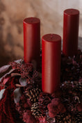 Bild in Galerie-Betrachter laden, VORBESTELLUNG// Adventskranz in Bordeaux mit Ester & Ester und Erik Kerzen "44/Wine"