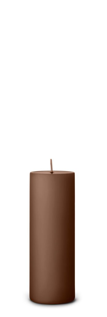 Ester & Erik Stumpenkerze No. 25 "Hazelnut" matt
