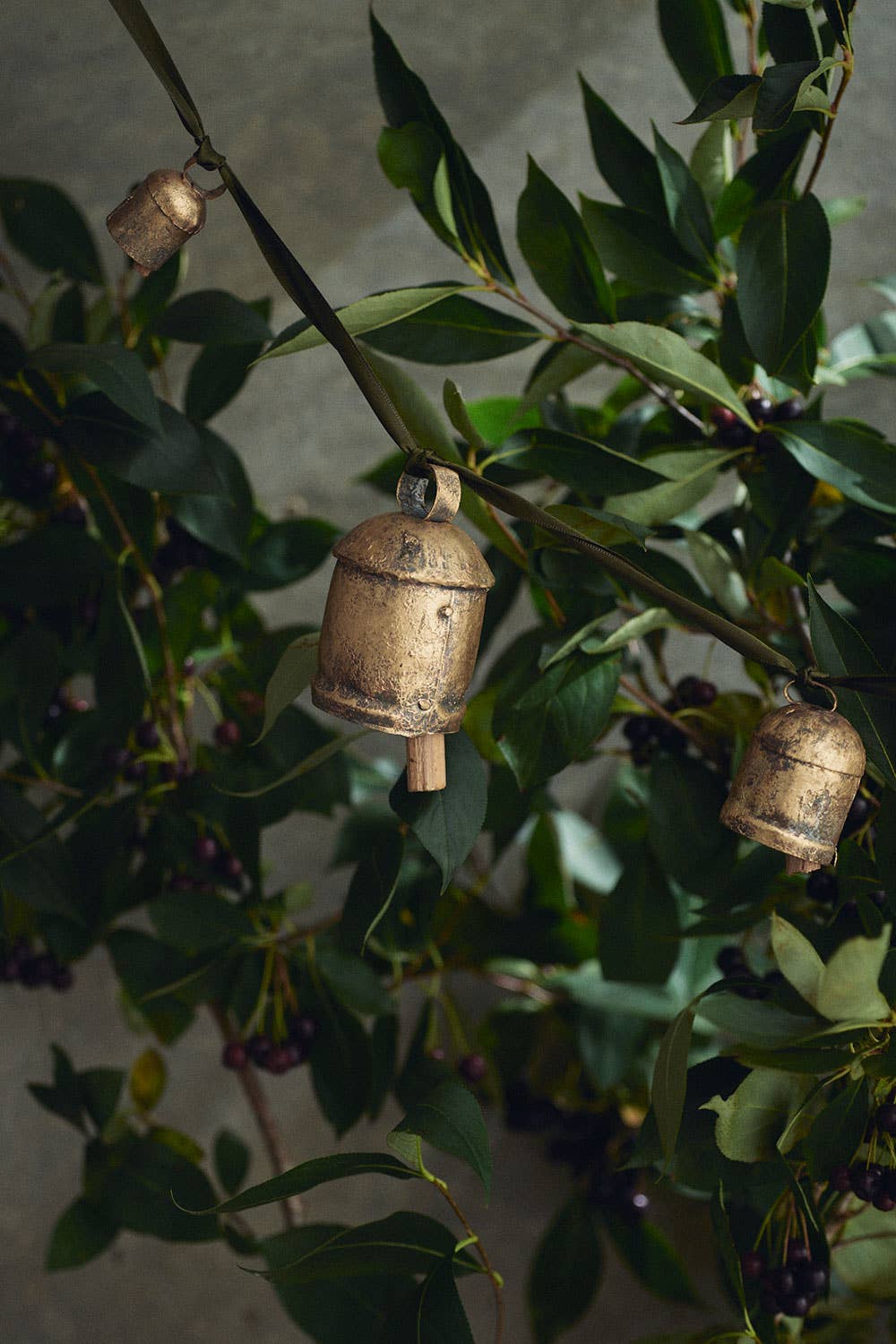 Glocke aus Eisen in atikem Look 9cm