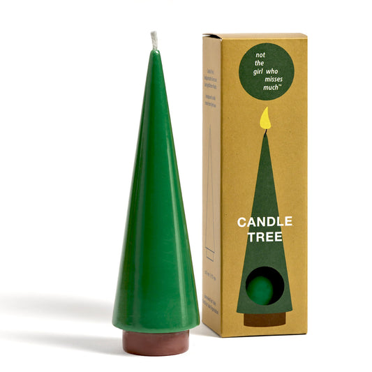 Tannenbaum Kerze Grün Gr. L // H157mm