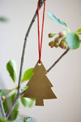 Bild in Galerie-Betrachter laden, Messinganhänger Christbaum 5cm
