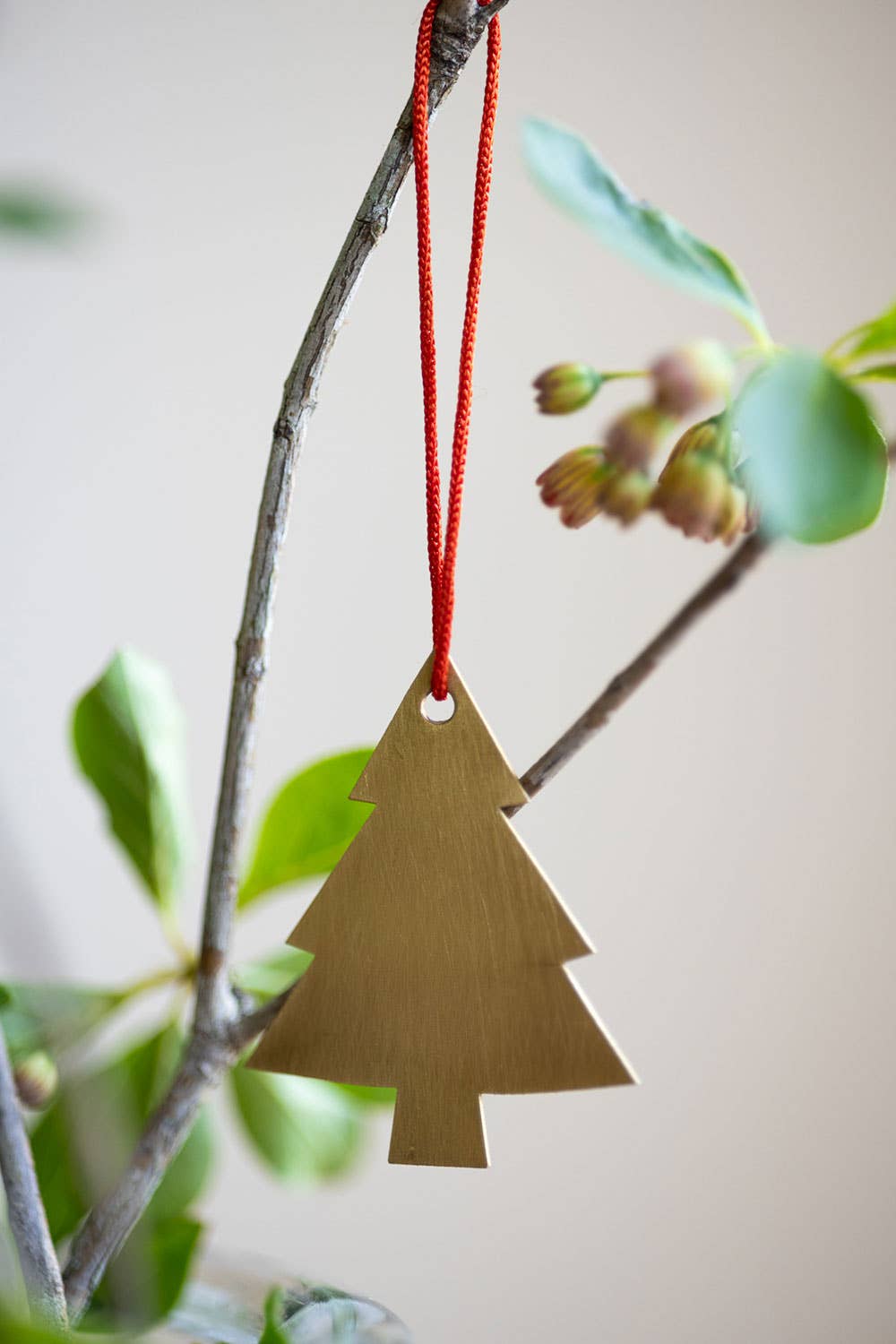 Messinganhänger Christbaum 5cm