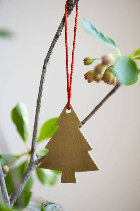 Messinganhänger Christbaum 5cm